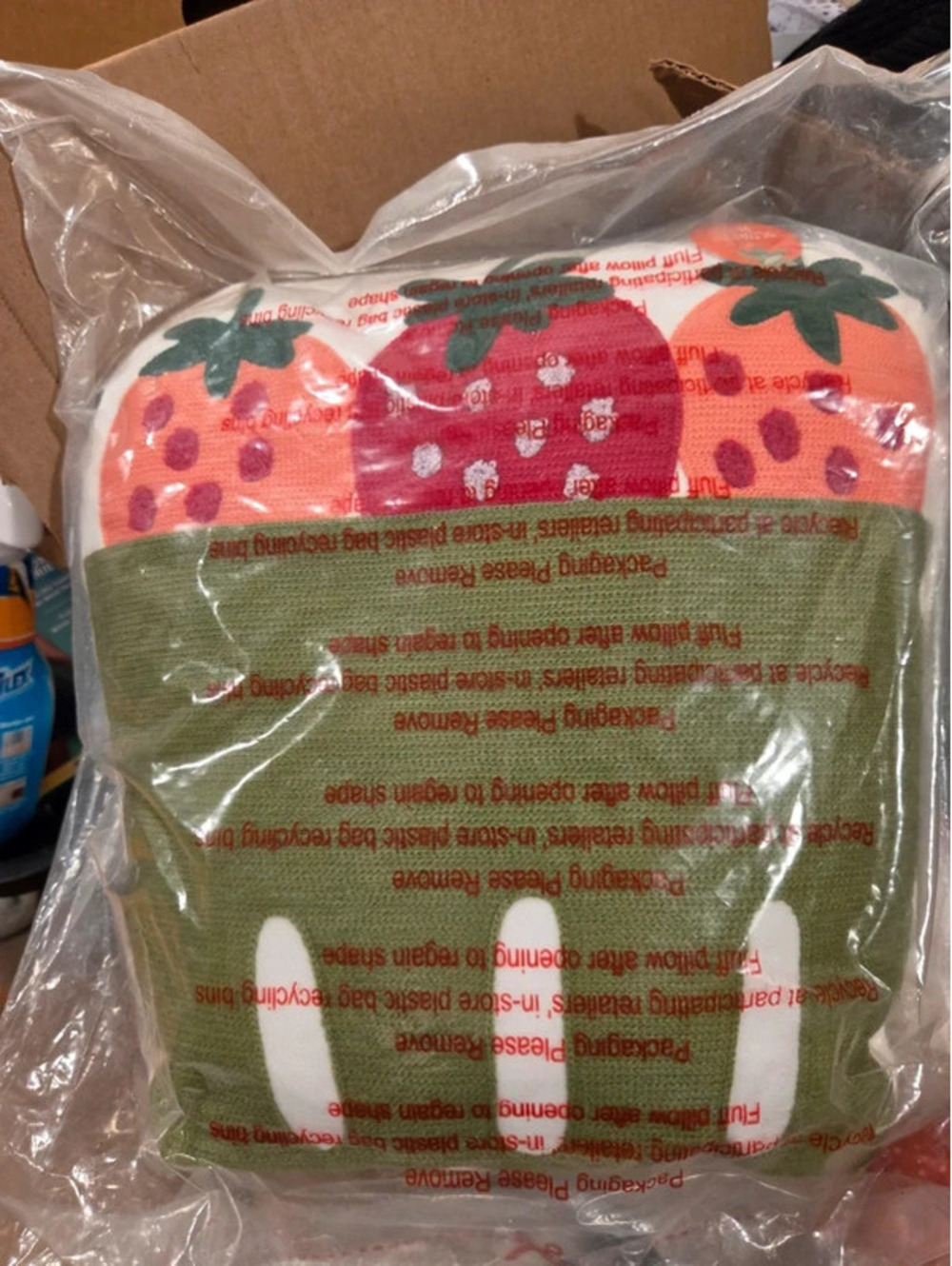 Strawberry pillow
